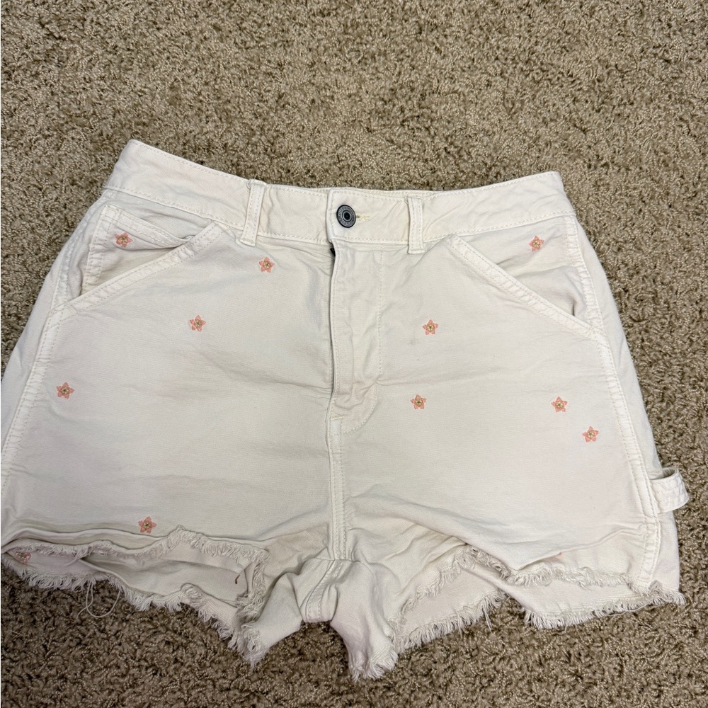 AMERICAN EGLE- Women's White Denim Shorts size 4